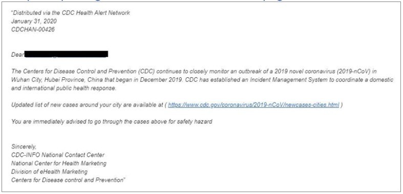 how do i spot a coronavirus phishing email