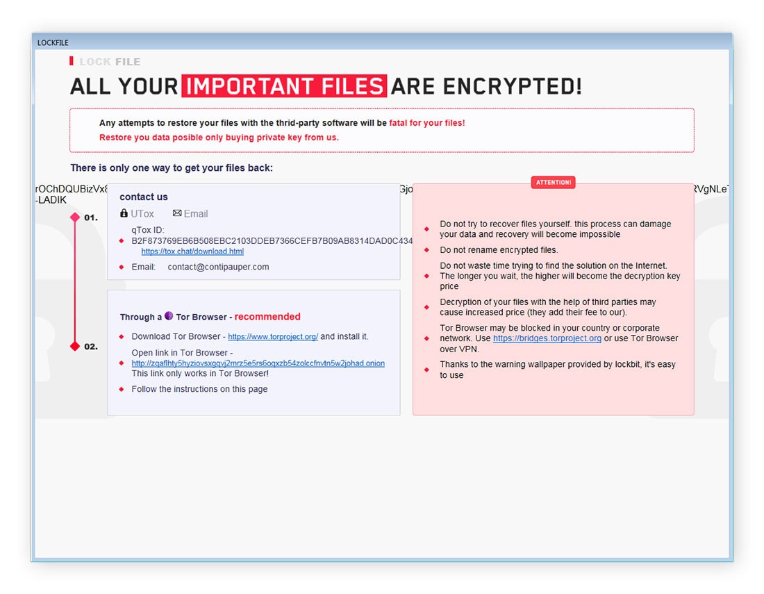 LockFile ransom note.