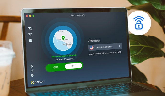 Screen alert, Norton Secure VPN.